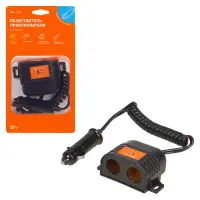 Разветвитель прикуривателя 2 гнезда 5А(Копия)