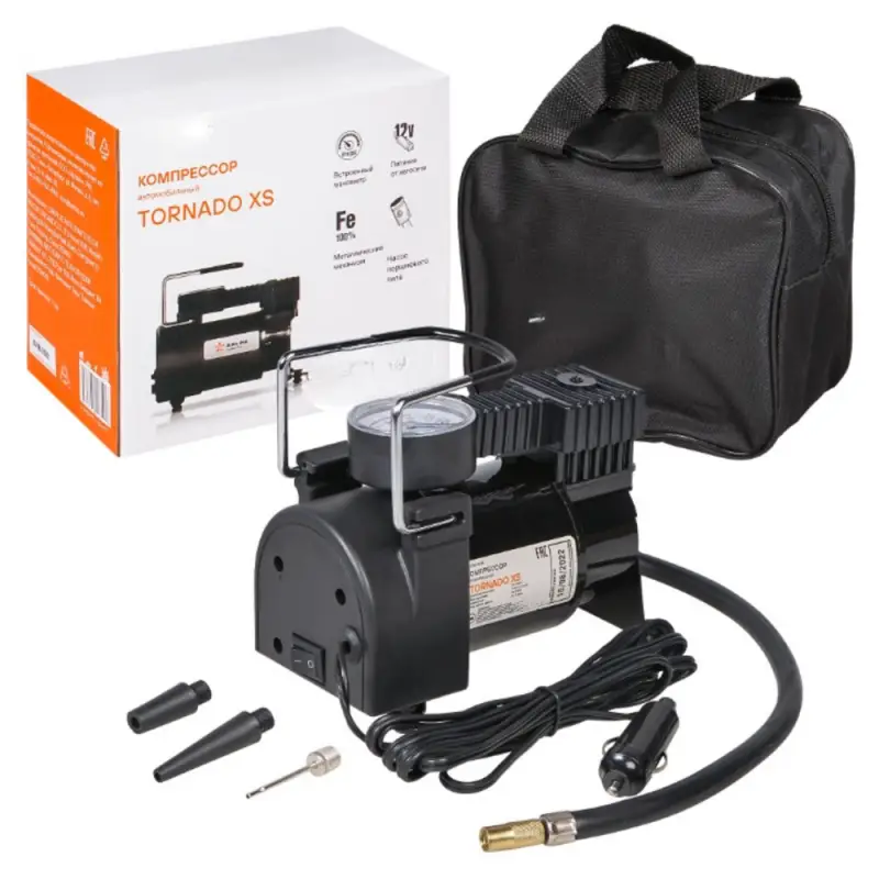 Компрессор TORNADO XS с сумкой (30 л/мин., 7 АТМ)