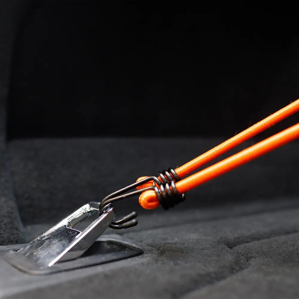 Резинки-стяжки набор 2 шт. 80 см, D-8 мм (металл крючки)