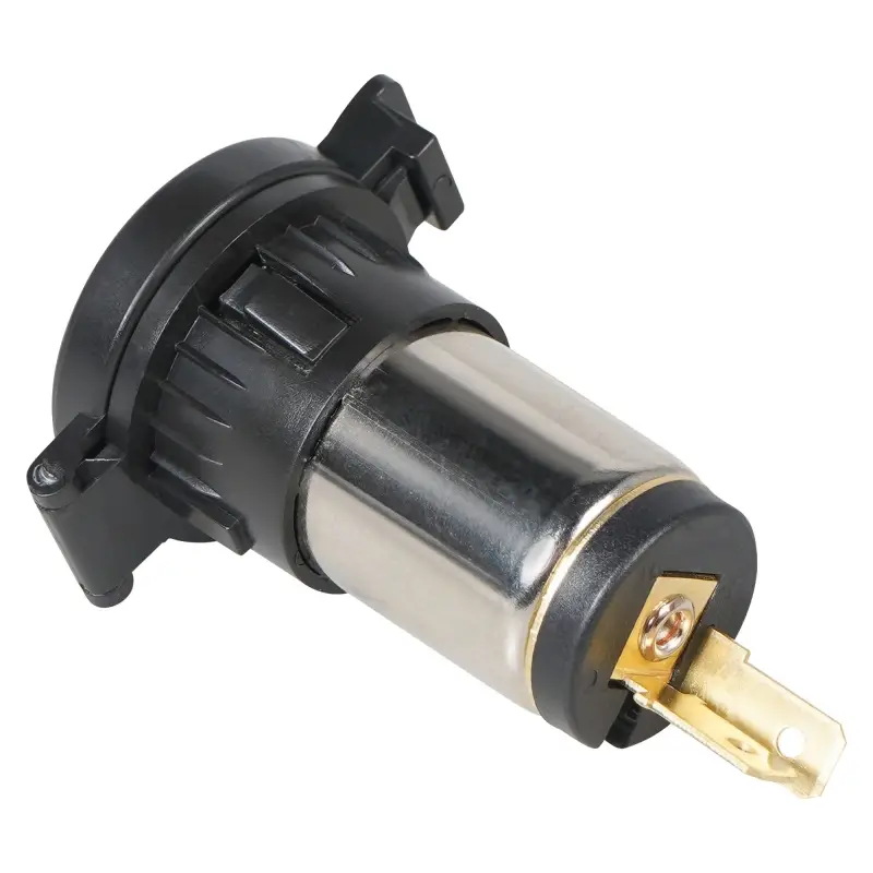 Гнездо прикуривателя дополнительное 120Вт (12В, 10А) металл.