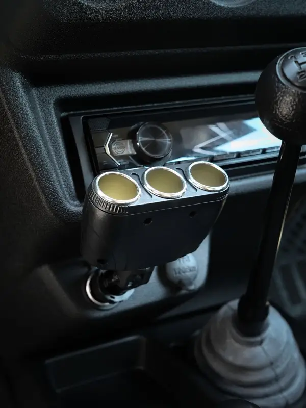 Разветвитель прикуривателя трансформер на 3 гнезда 8А