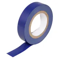 Изолента ПВХ, синяя, 15 мм*10 м