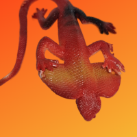 Антистресс игрушка ящерица с жабрами