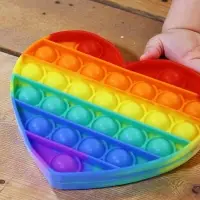 Вечная пупырка антистресс сердце POP IT