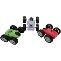 Инерционная машинка-перевертыш цвет в асс.