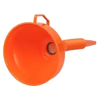 Воронка D-160мм с гибким носиком, L=360мм, латунная сетка