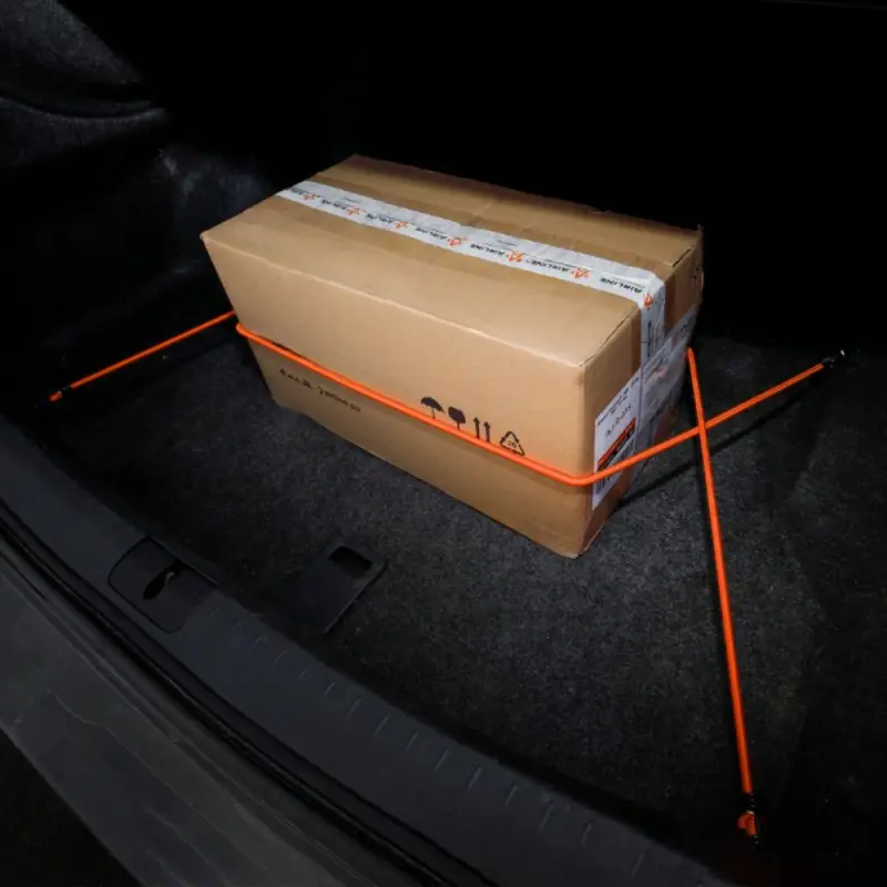 Резинки-стяжки набор 2 шт. 80 см, D-8 мм (металл крючки)