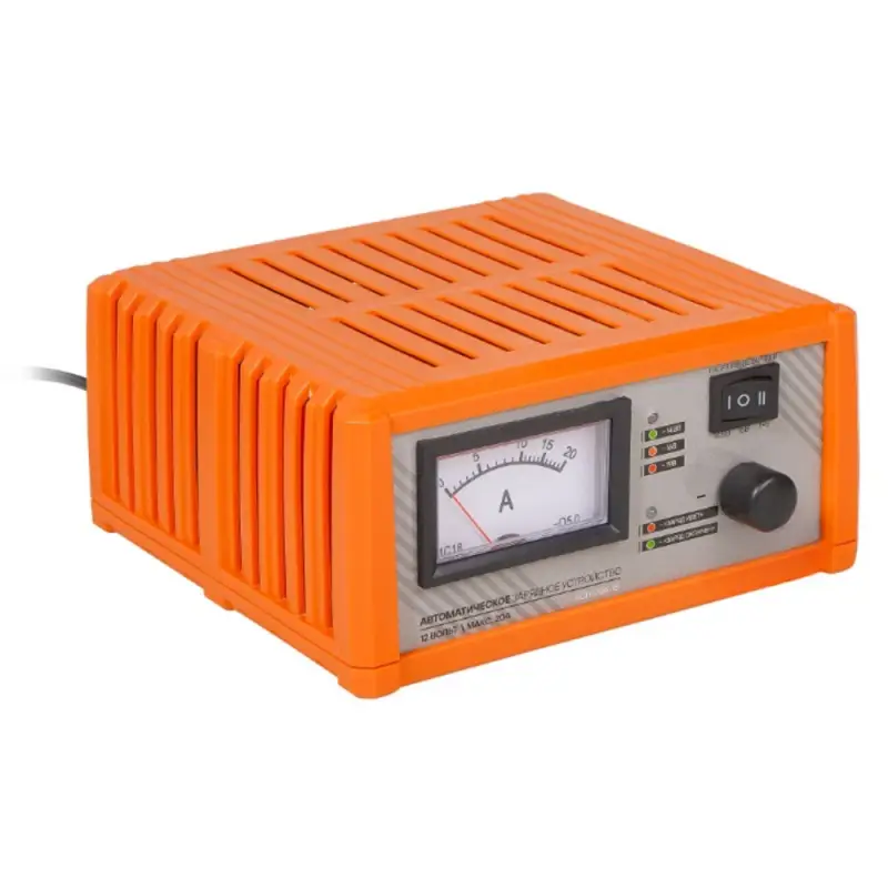 Зарядное устройство 0-20А 12В импульсное, амперметр