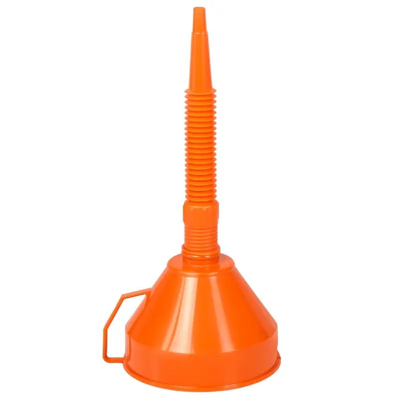 Воронка D-160мм с гибким носиком, L=360мм, латунная сетка