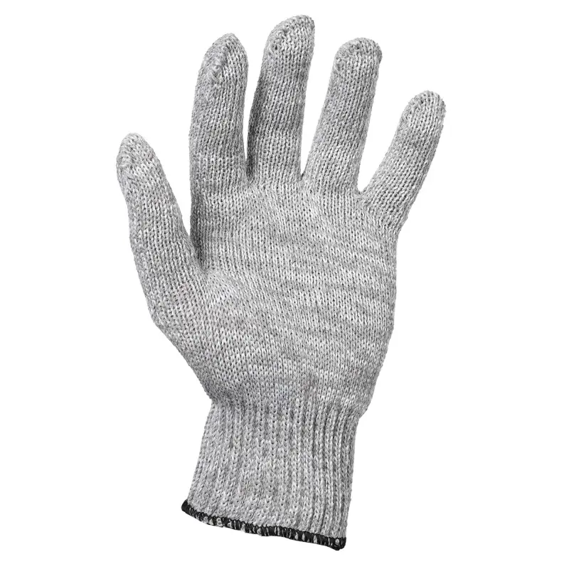 Перчатки трикотажные ХБ, серые, (1 пара) 7,5 класс/65г