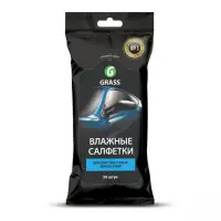 Салфетка влажная для очистки стекол, зеркал и фар