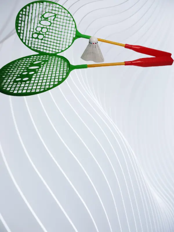 Ракетки бадминтон с воланом