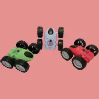 Инерционная машинка-перевертыш цвет в асс.