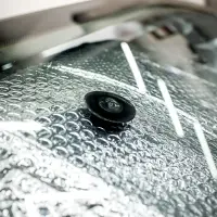 Шторка солнцезащитная 60*125см на лобовое стекло, 140г/м2