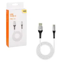 Кабель USB - Lightning (Iphone/IPad) 1м, белый Soft-Touch