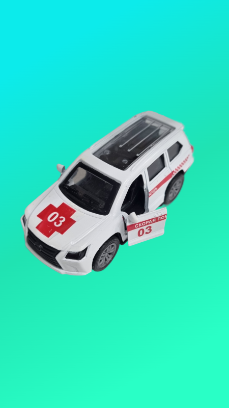 Детская инерционная машинка с открывающимися дверями