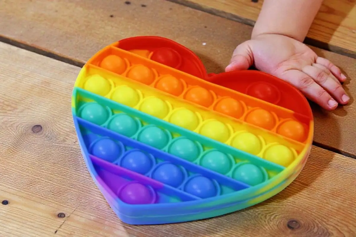 Вечная пупырка антистресс сердце POP IT