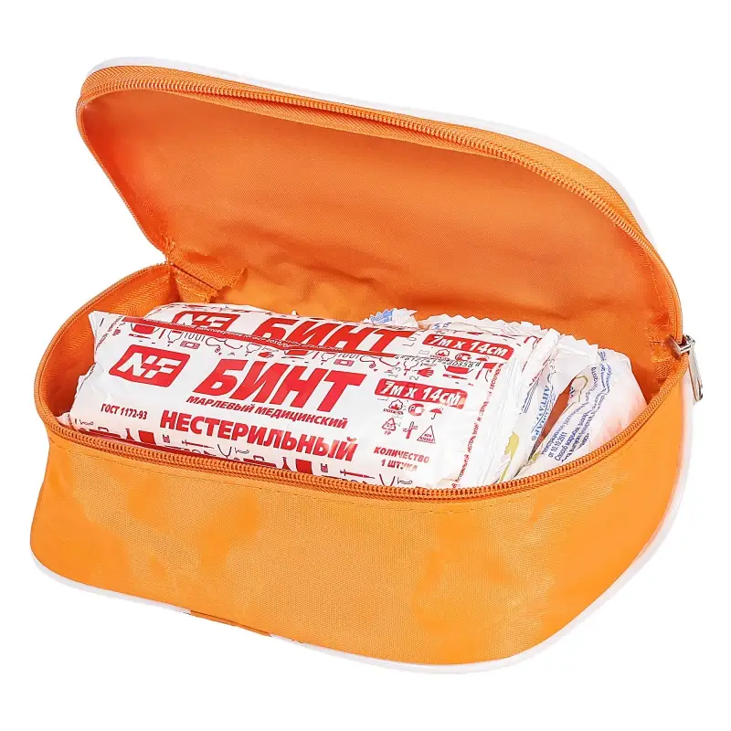 Аптечка автомобильная, состав МЗ РФ 1080н