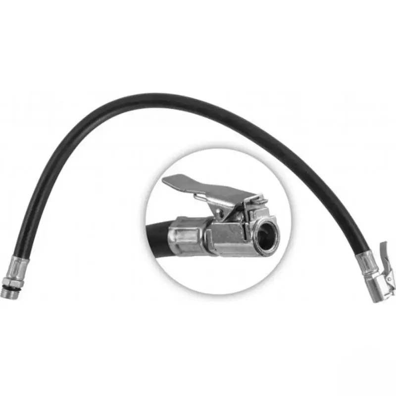 Манометр для контроля давления и подкачки шин пистолетного типа