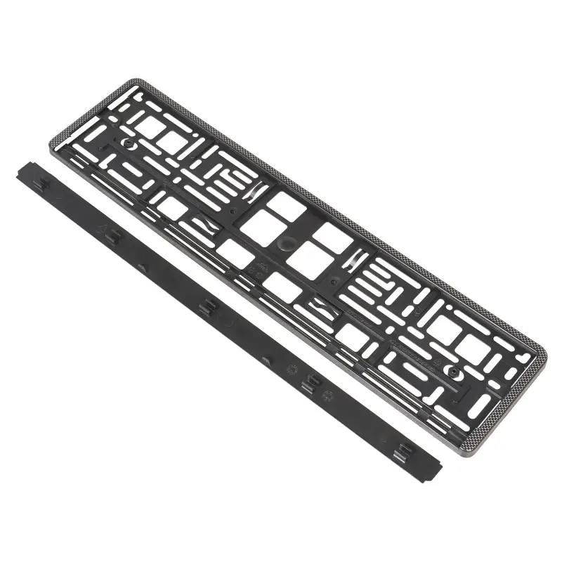 Рамка под номерной знак "Карбон", с планкой