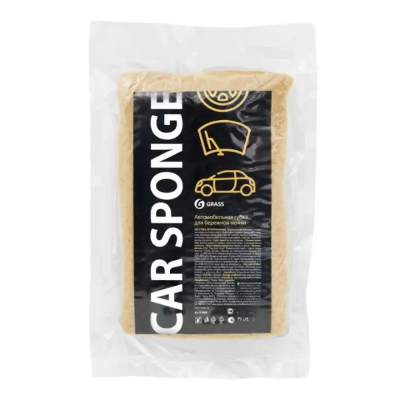 Губка автомобильная крупнопористая Car Sponge