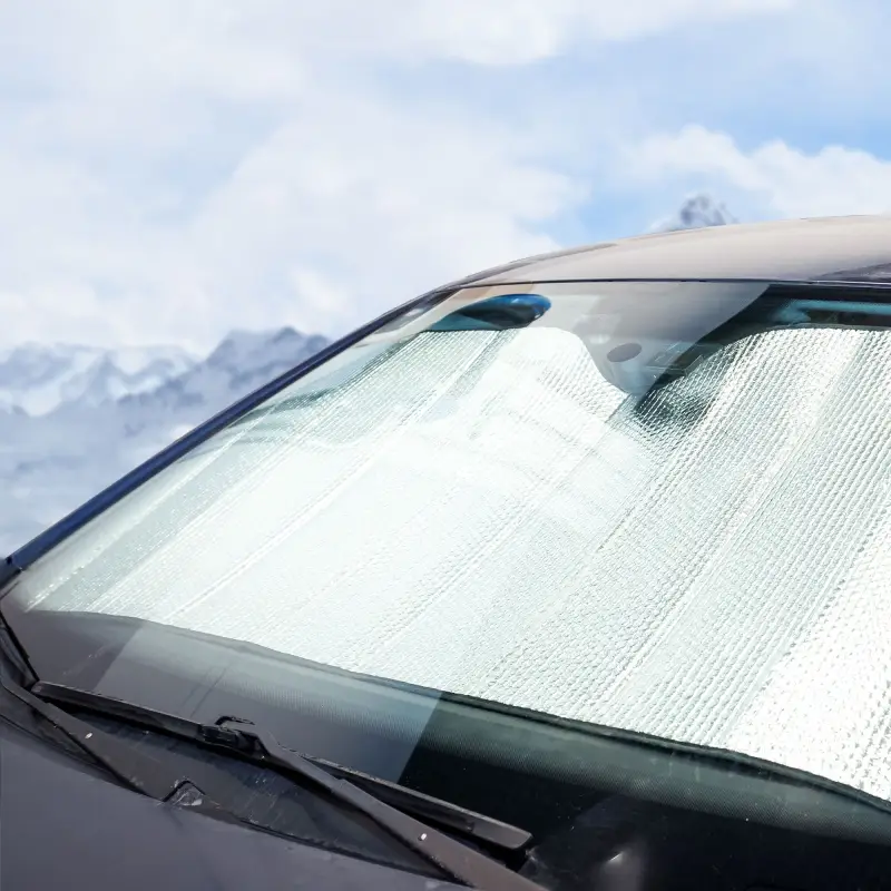 Шторка солнцезащитная 60*125см на лобовое стекло, 140г/м2