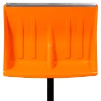 Лопата для очистки снега большая c металл.кантом