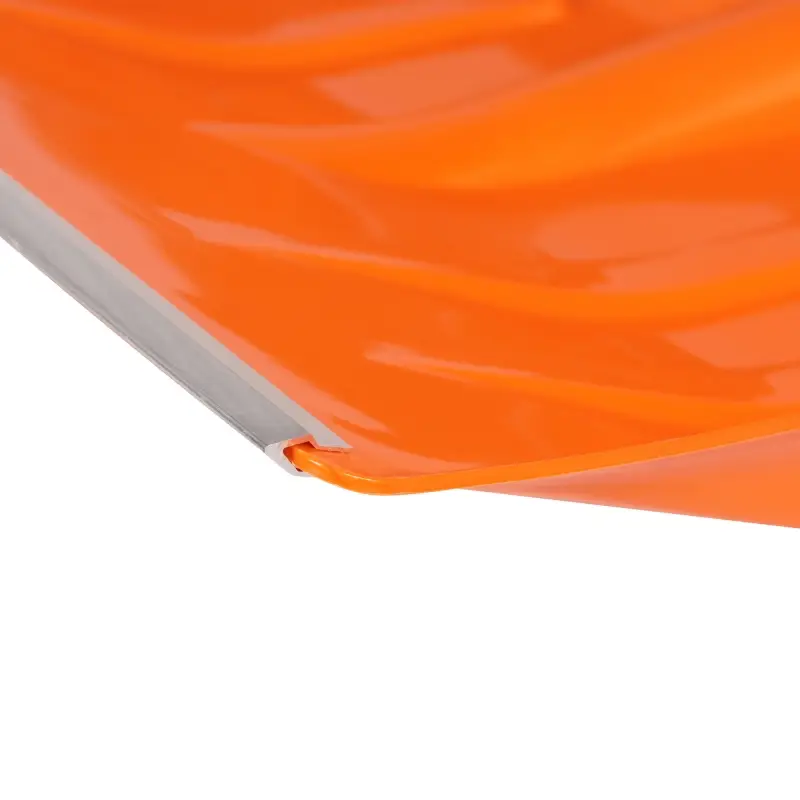 Лопата для очистки снега большая c металл.кантом