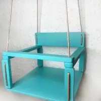 Качели деревянные подвесные