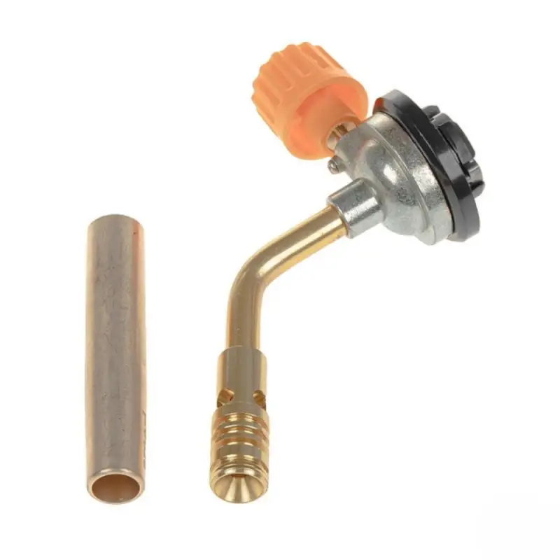 Газовая горелка-насадка на цанговый баллон, металическая удлиненная