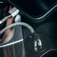 Розетка USB встраиваемая c 2 портами (5В, 2.1А + 2.1А)