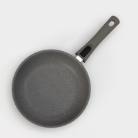 Сковорода, d=24 см, съёмная ручка, стеклянная крышка, антипригарное покрытие, цвет светлый мрамор Сковорода, d=24 см, съёмная ручка, стеклянная крышка, антипригарное покрытие, цвет светлый мрамор