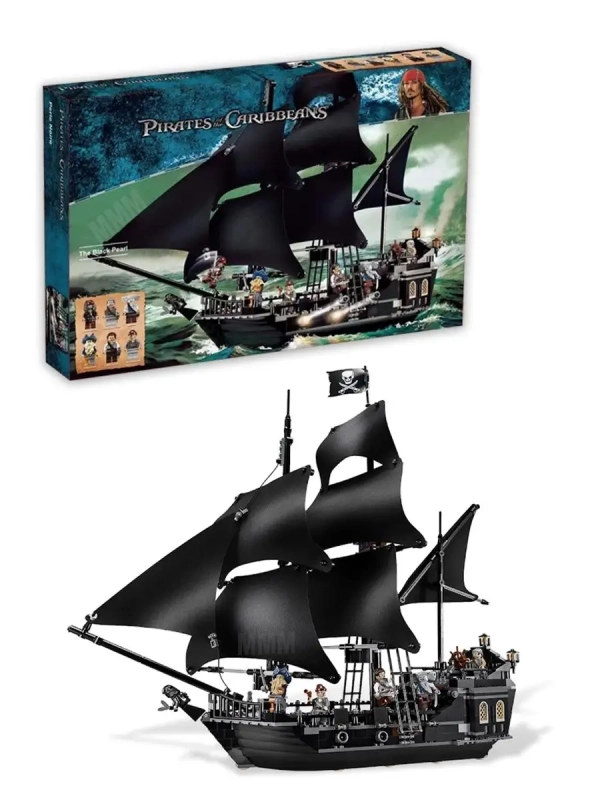 Конструктор Корабль Конструктор Корабль "Чёрная жемчужина" Пираты Карибского моря, 804 детали
