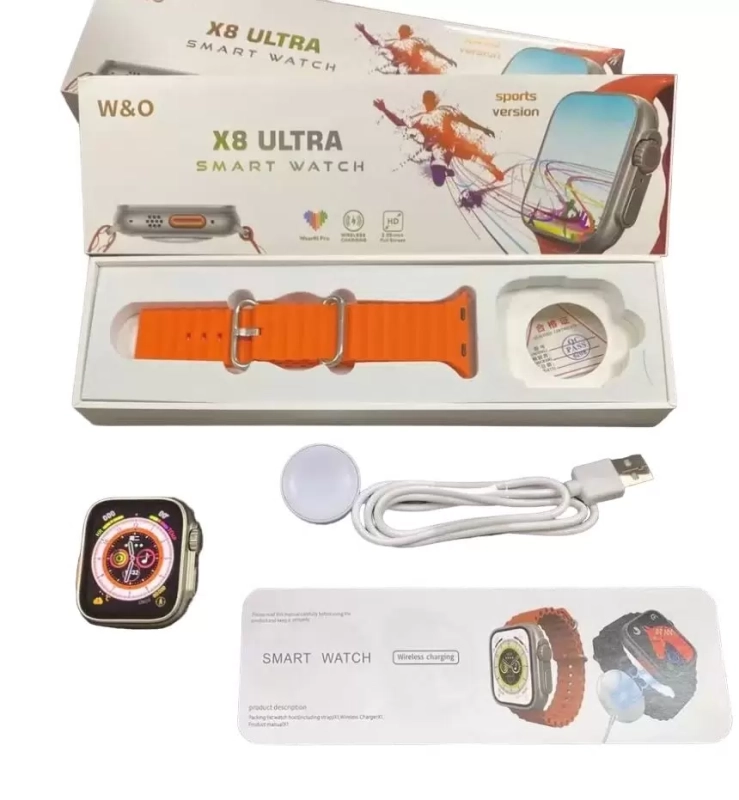 Смарт часы X8 Ultra золотые