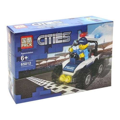 Конструктор PRCK 65012 Мини город: полицейский квадроцикл