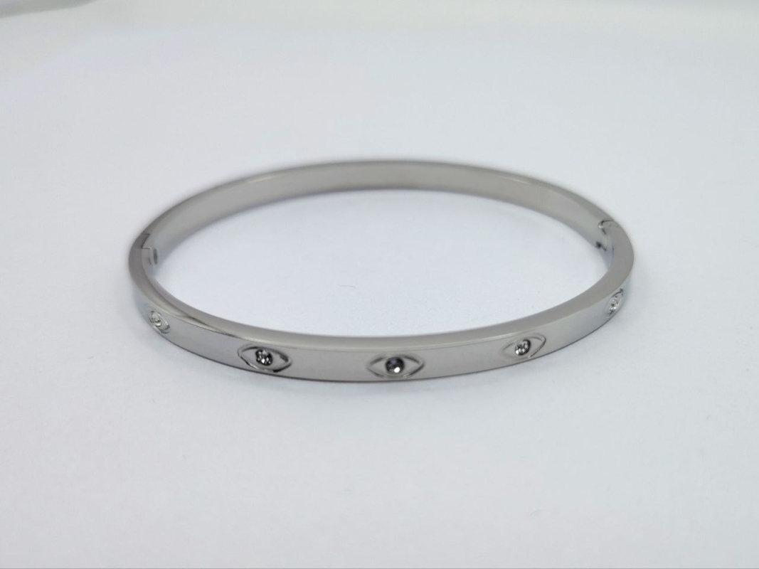 Браслет из нержавеющей стали, серебро Браслет из нержавеющей стали, серебро