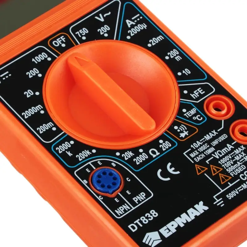 ЕРМАК Мультиметр цифровой DT-838