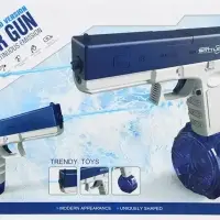 Водный пистолет электрический синий