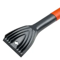 ЕРМАК Щетка для уборки снега со скребком, телескопическая, премиальная, силиконовый