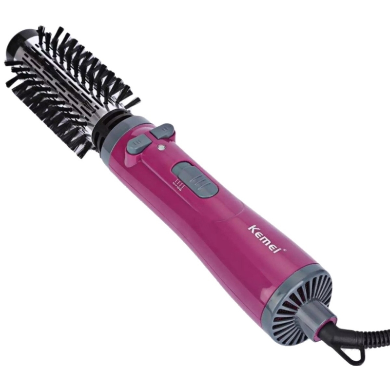 Фен щетка Kemei 8000