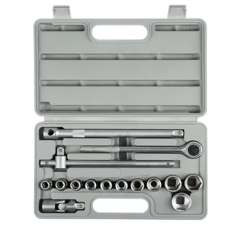 ЕРМАК Набор головок, 16 предм., 10-27мм, с карданным шарниром 1/2"