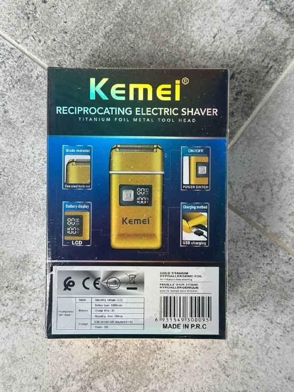 Электробритва с выдвижным триммером KM-TX9