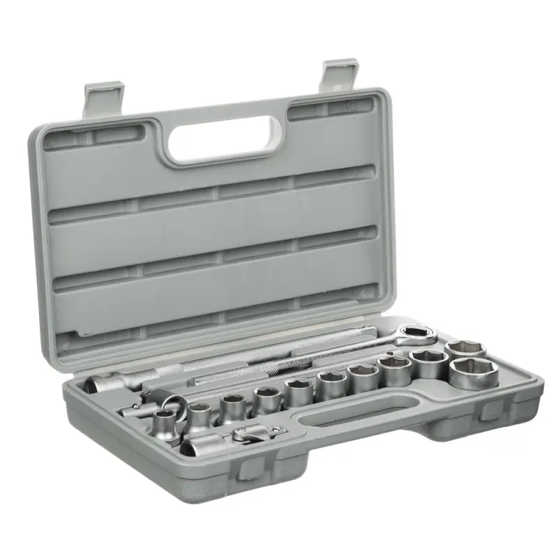 ЕРМАК Набор головок, 16 предм., 10-27мм, с карданным шарниром 1/2"