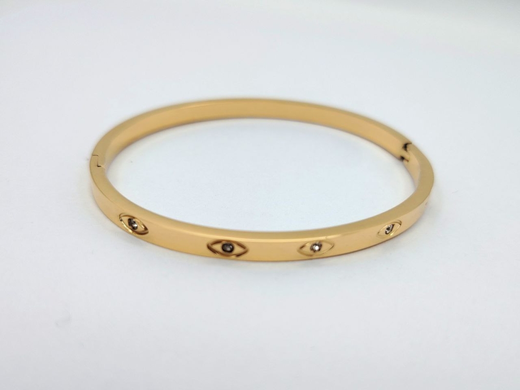 Браслет из нержавеющей стали, золотой Браслет из нержавеющей стали, золотой