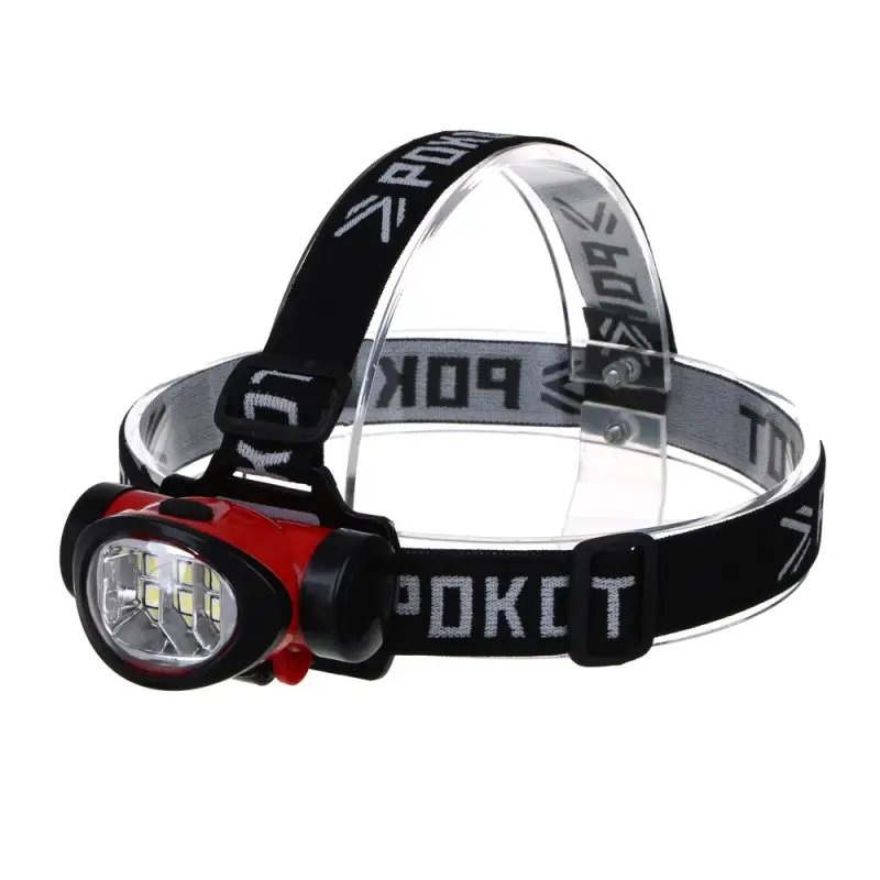 РОКОТ Фонарь налобный, 6 СОВ, 3 режима, 3хААА, 80х30х43 мм