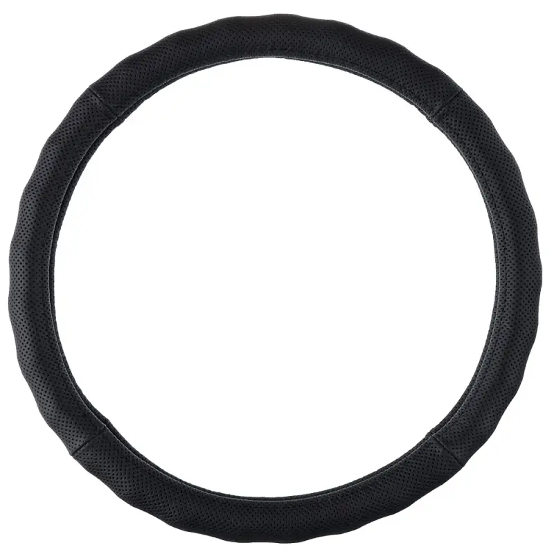 ЕРМАК Оплетка руля, натуральная кожа, черный, разм. (М)