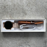 Смарт часы А3 pro золотые