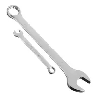 ЕРМАК Набор ключей рожково-накидных, 8 предм. 8-19мм, матовые CRV, пластик холдер