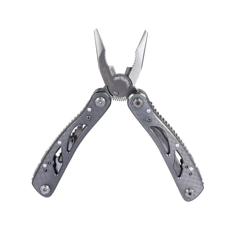 ЕРМАК Инструмент многофункц., 14 функций, 9 насадок на отвертку+адаптер, 16.5см, аллюм., нерж.,сталь