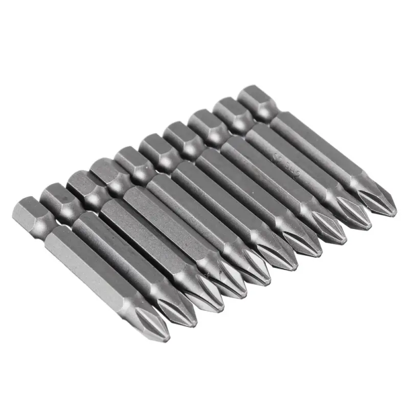 ЕРМАК Биты для шуруповерта PH2 длина 50 мм, 10 штук.